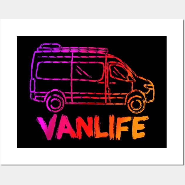 Sprinter Vanlife conversion Wall Art by Tofuvanman